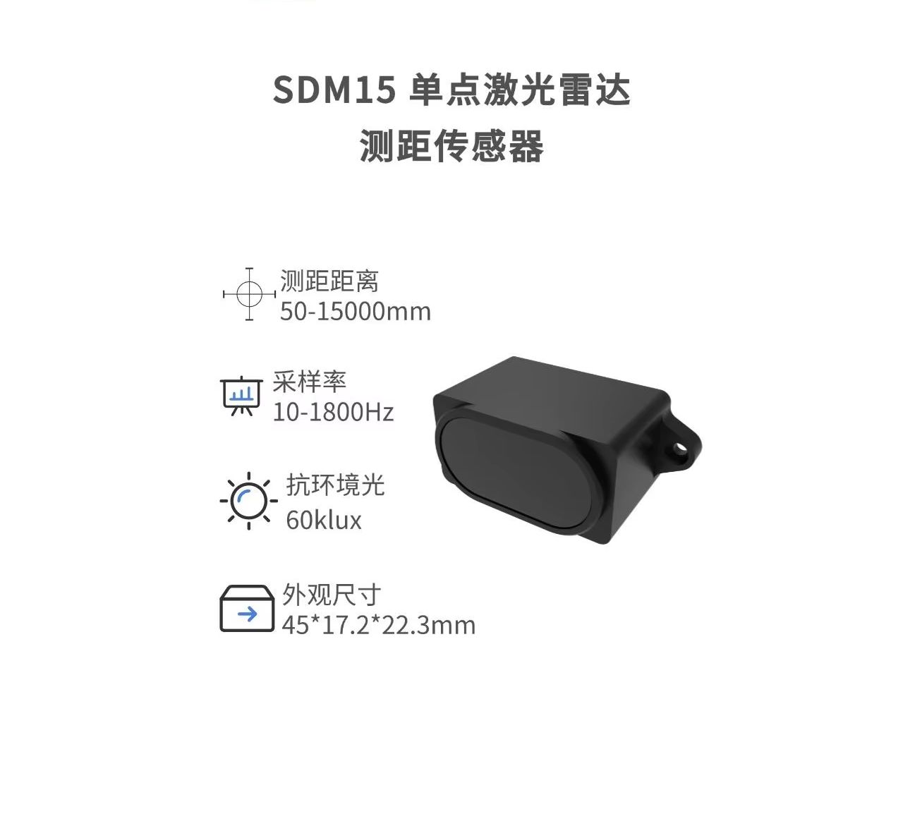 Drone Lidar - Sensor de Distância TOF LiDAR YDLIDAR