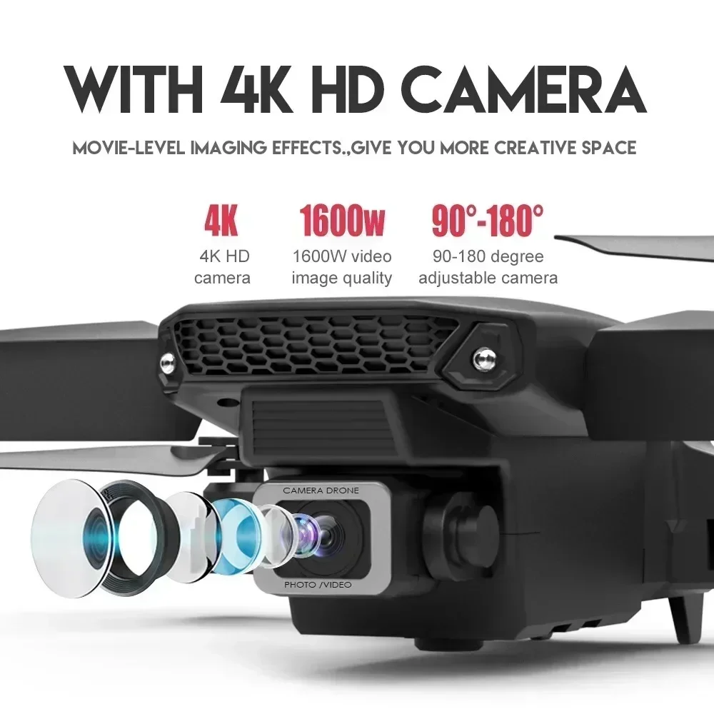 E88 pro wifi fpv drone grande  - Drone Cinematic avaliação e preço