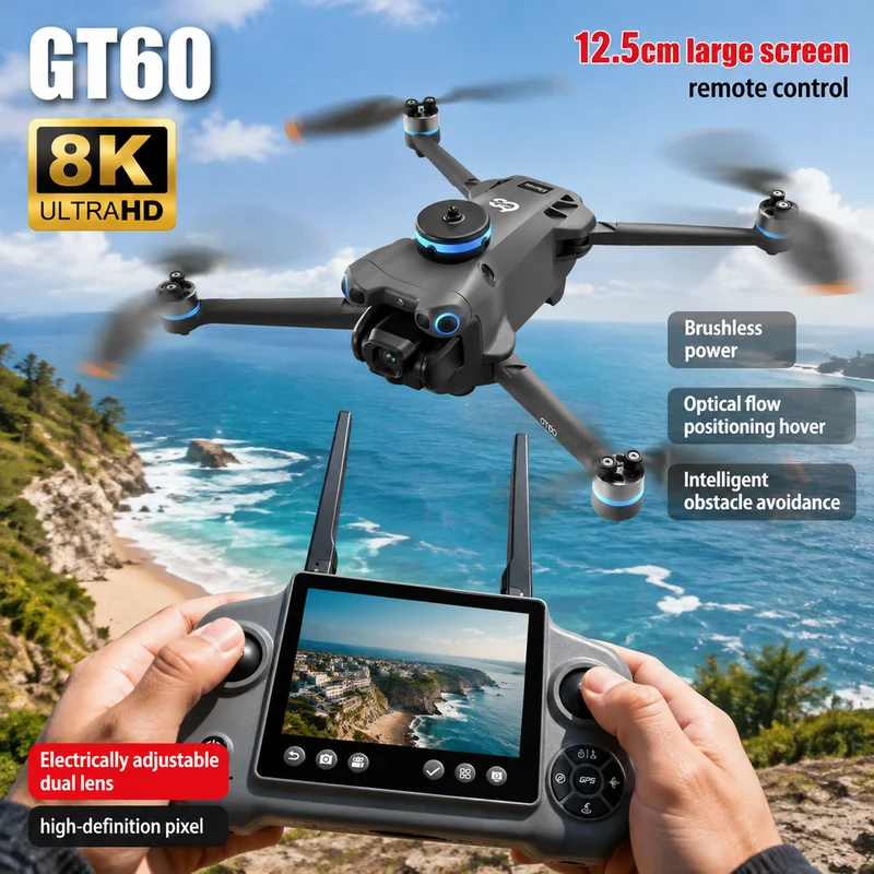 NOVO Drone Mini GT60 com Câmer - Drone Mapping avaliação e preço